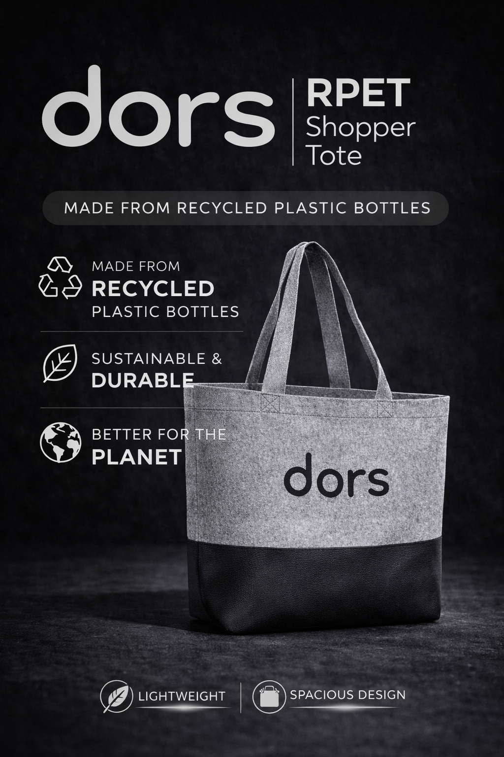 dors RPET Recycled Shopper Large
