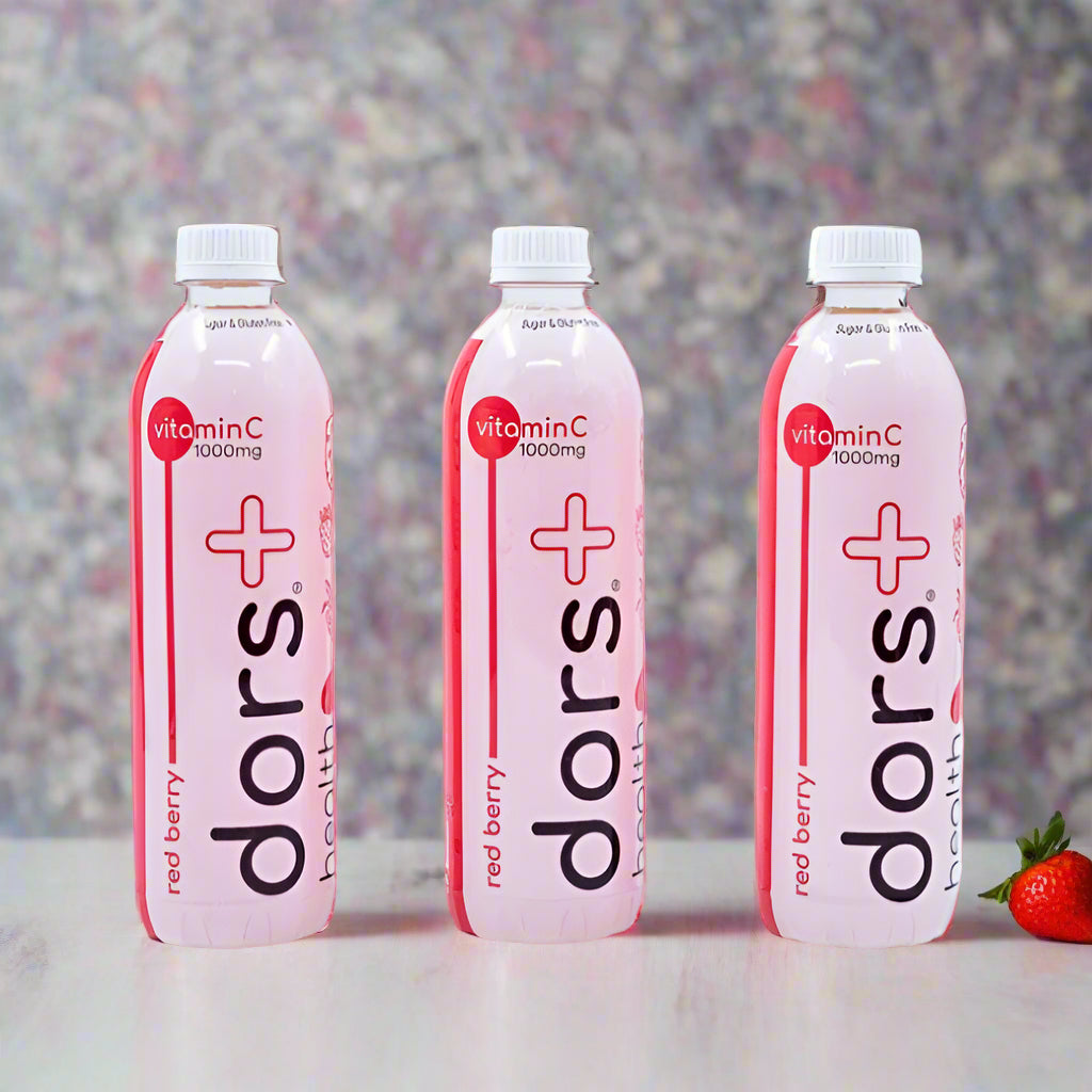 dors plus 500ml 1000mg Vitamin C Water - Red Berry (Case of 24)