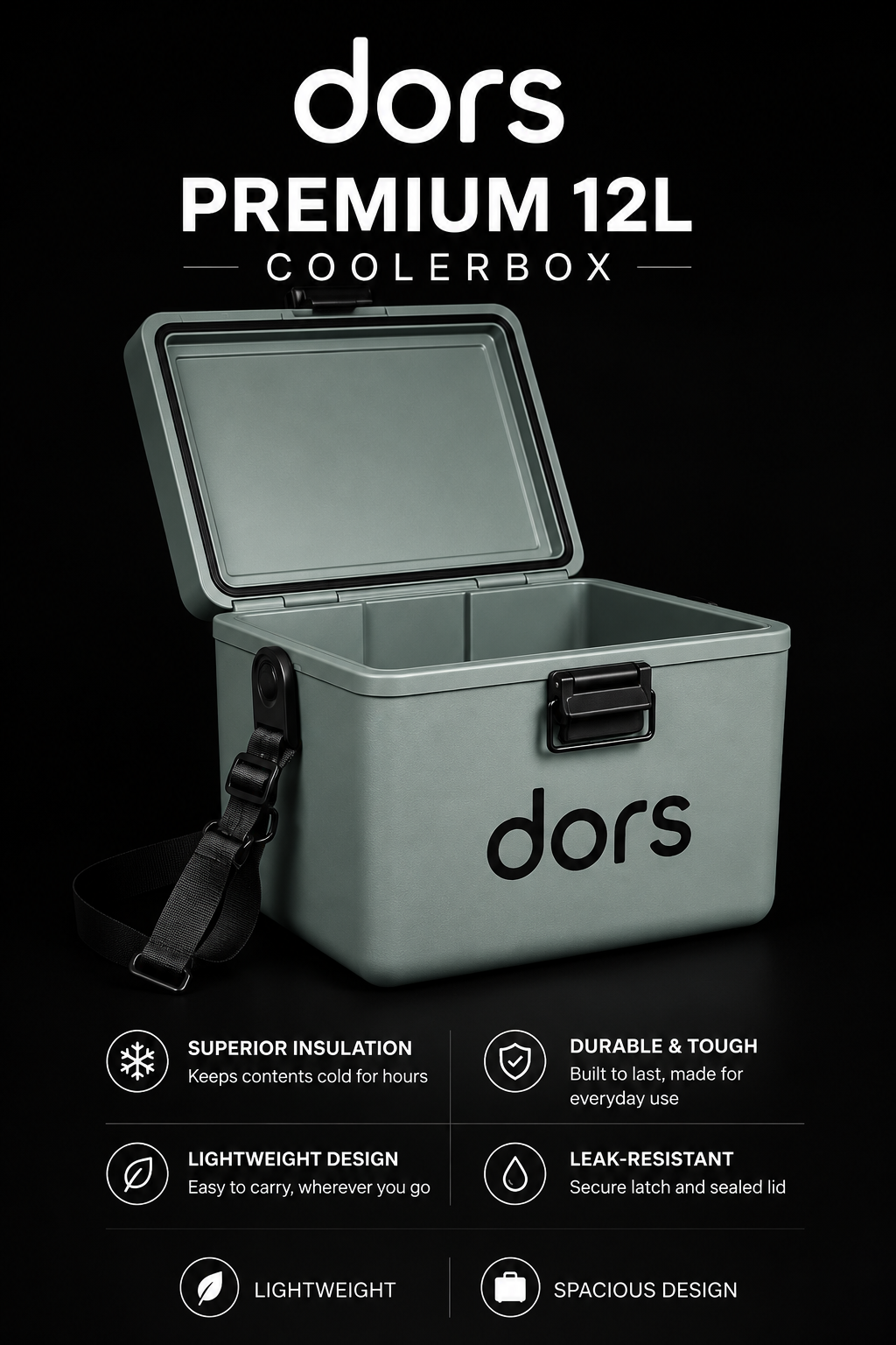 dors Green Urban 12L Cooler-box