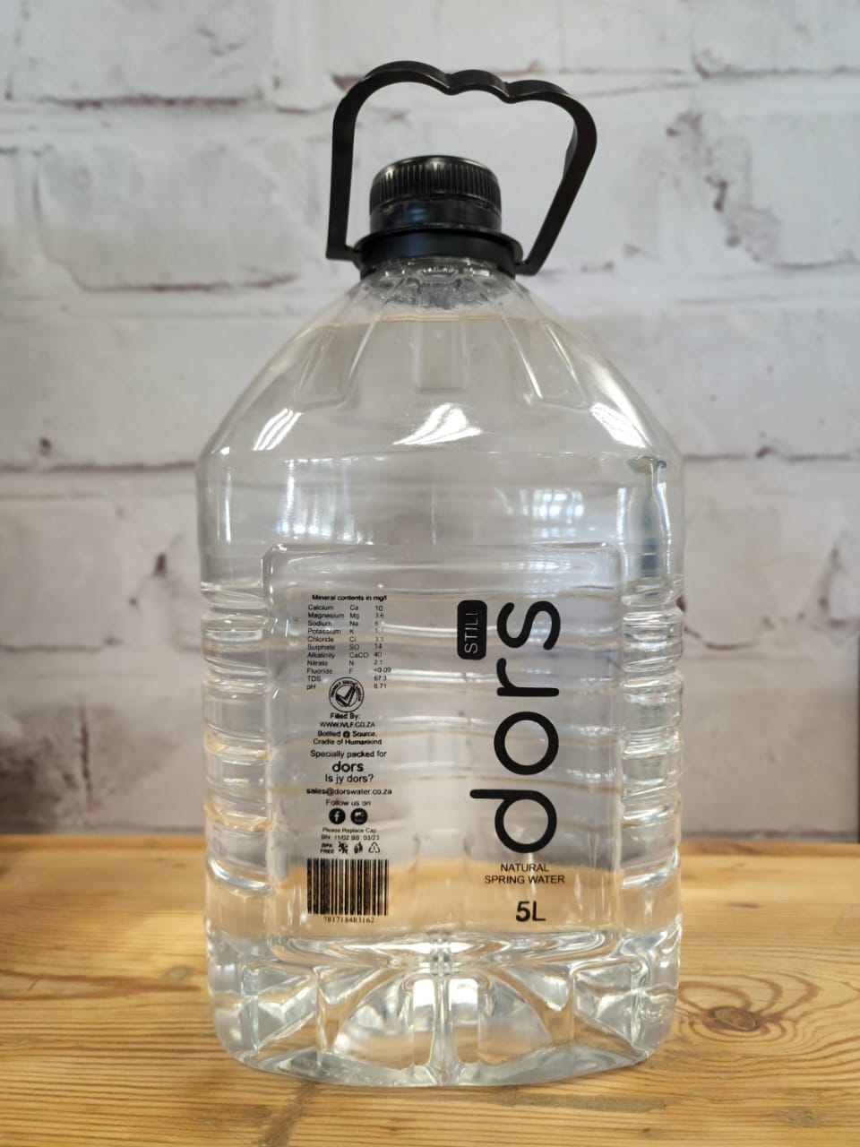 dors 5L Still - Spring Water (Case of 4)