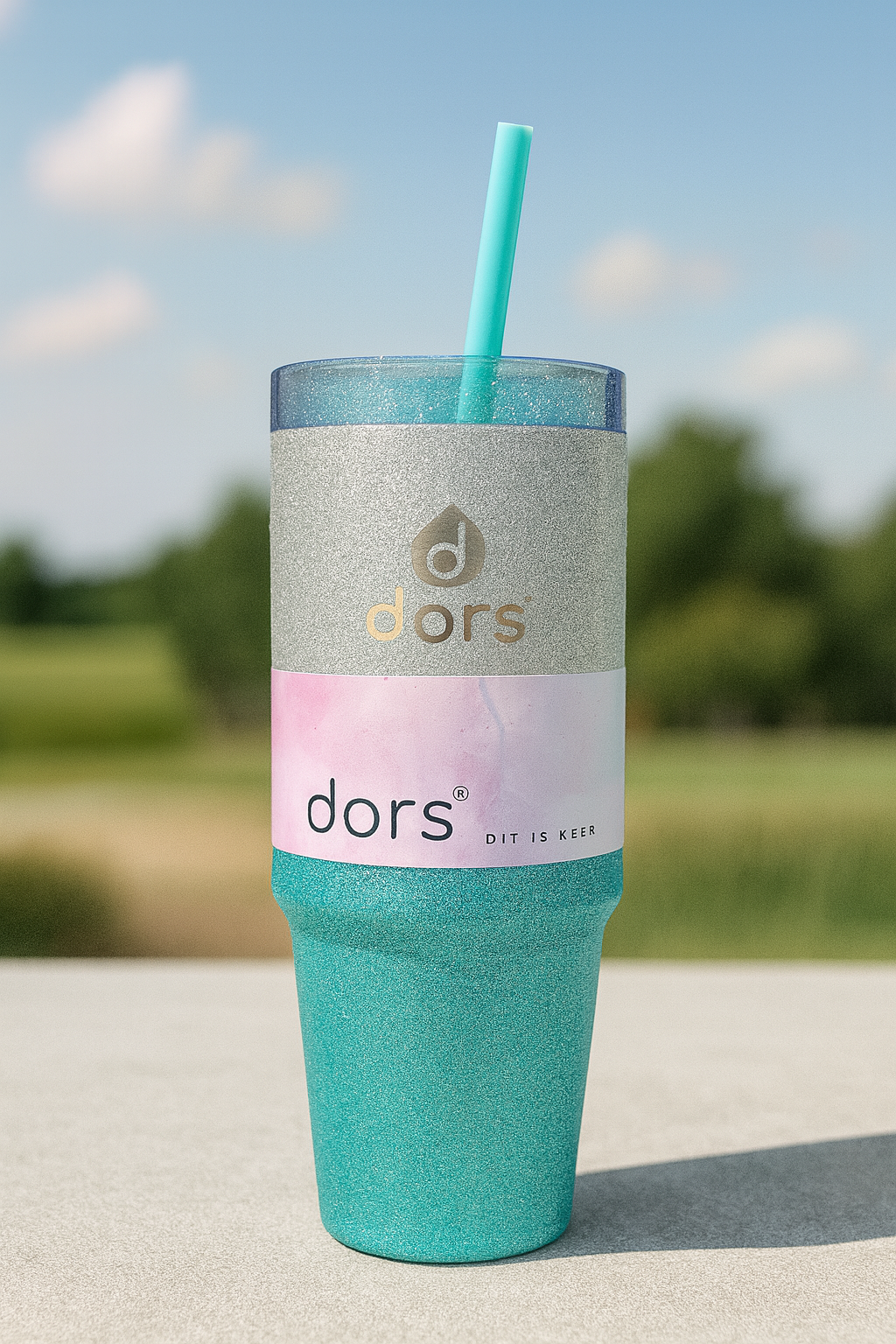 Aurora Glitter tumbler