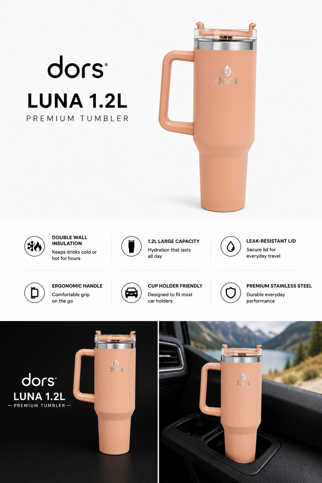 dors 1.2L Luna Tumbler