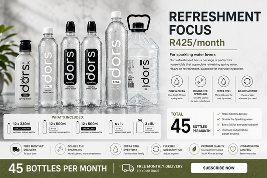 Refreshment Focus (R425/month) 45 bottles