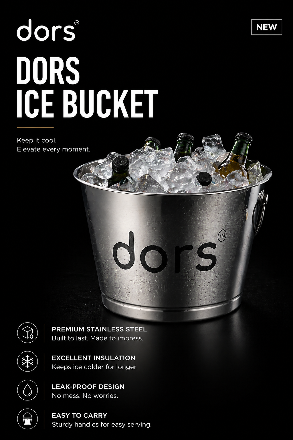 dors Stainless-steel Ice Bucket