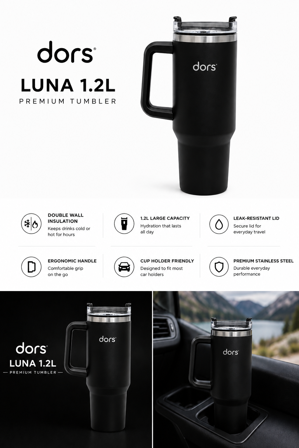dors 1.2L Luna Tumbler