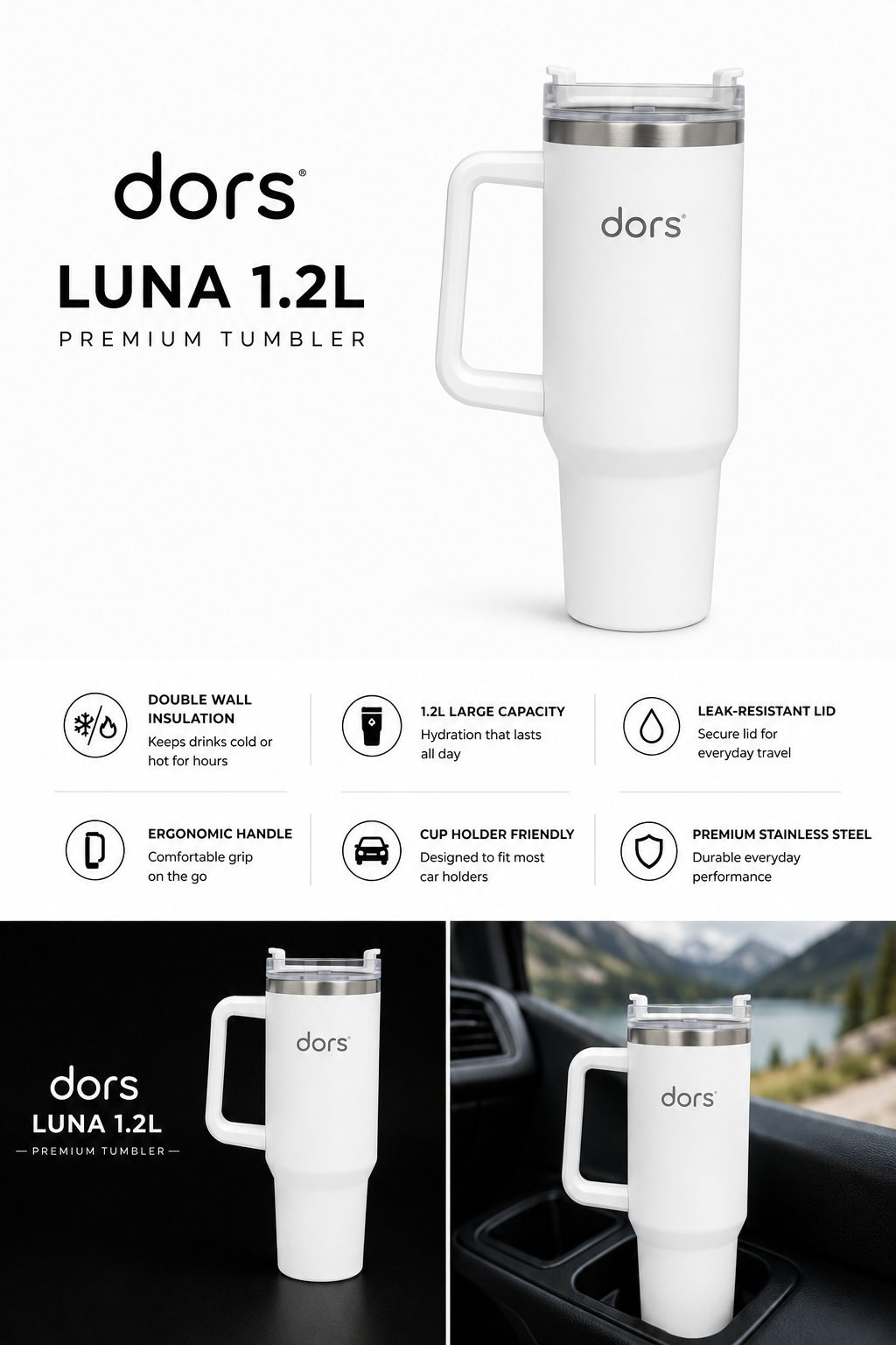 dors 1.2L Luna Tumbler